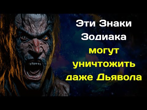 Видео: Только 5 знаков зодиака обладают самой сильной энергетикой  Они могут уничтожить даже Дьявола
