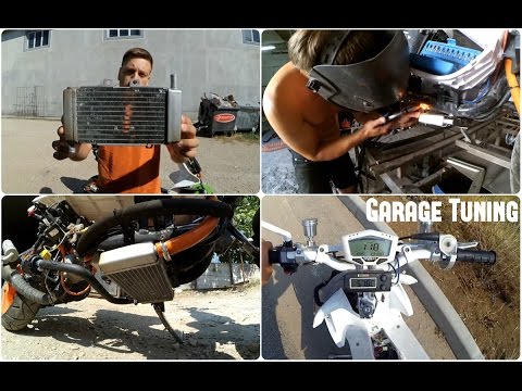 Видео: Гараж Тюнинг #11 Установка Дополнительного Радиатора на Аерокс, Покатухи по Севастополю