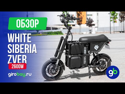 Видео: WHITE SIBERIA ZVER - мощный полноприводный мини электроскутер для города с 2600W под капотом!