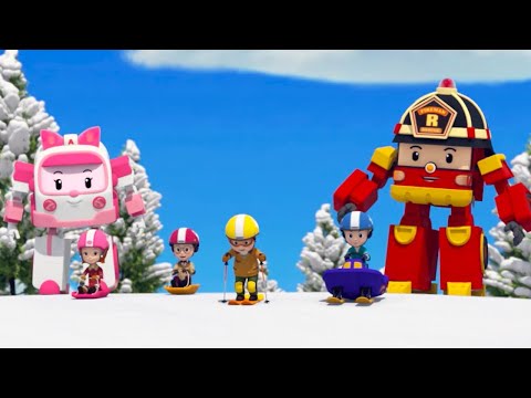 Видео: Робокар Поли 🎄 Зимние и новогодние серии 🎅 Поучительные мультфильмы для детей ❄️