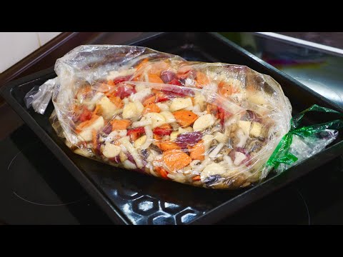 Видео: ВКУСНОЕ ДОМАШНЕЕ ЖАРКОЕ в пакете