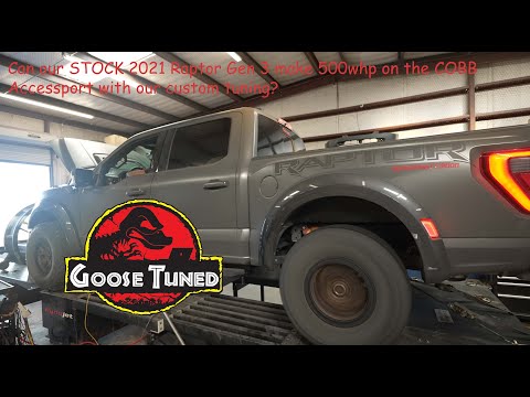 Видео: Может ли GooseTuned Gen 3 Raptor выдать 500 л.с. без модификаций с использованием COBB Accessport?!?