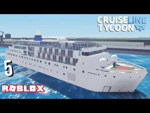 Видео: Построил машинное отделение на круизном корабле в Cruise Line Tycoon (Roblox)