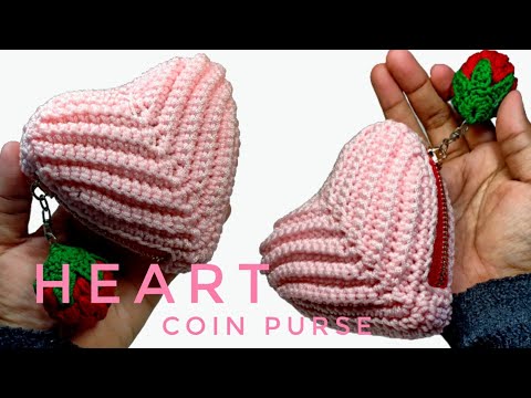 Видео: восхитительно ❤️ всего 1 час, чтобы связать кошелек крючком || шаг за шагом
