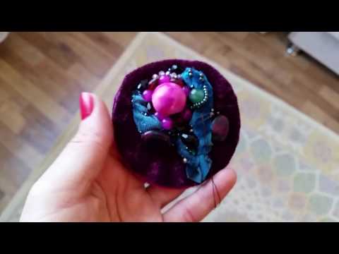 Видео: Как сделать объемную вышивку.   how to make bulk embroidery