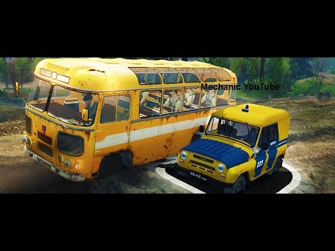 Видео: Безумная Погоня за Пазиком - Spintires