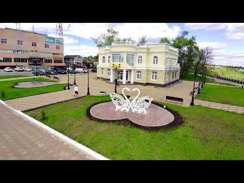 Видео: Виды Лебедяни - ЗАГС, площадь Ленина, ул. Мира, река Дон с квадрокоптера - май 2023г.