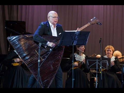 Видео: Михаил Дзюдзе и оркестр «Русские узоры». «Странствующий контрабас». Часть 1