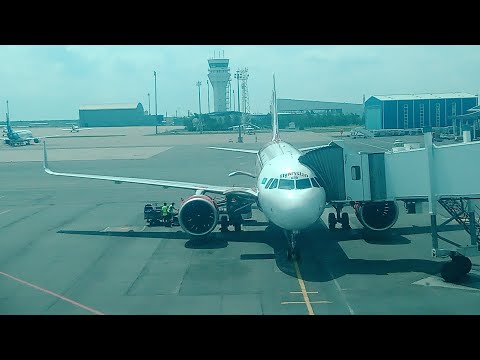 Видео: Астана - Костанай. Посадка в Костанае