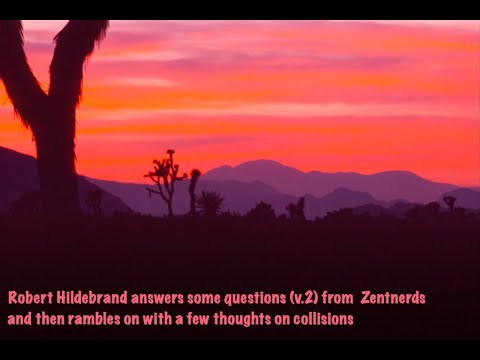 Видео: Боб Хильдебранд отвечает на некоторые вопросы Zentnerds: v.2
