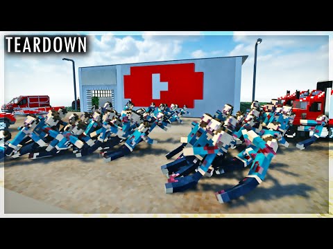 Видео: ЗОМБИ НАПАЛИ НА ОФИС ЮТУБА В TEARDOWN!