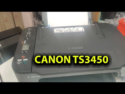 Видео: Canon TS3450 разборка, установка СНПЧ, прошивка, самостоятельное обслуживание и ремонт