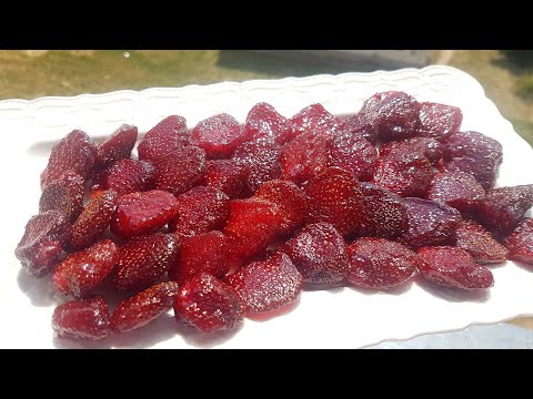 Видео: ЦУКАТЫ ИЗ КЛУБНИКИ. Вкуснее конфет, ароматно и вкусно.