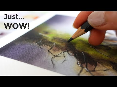 Видео: Эта акварельная техника меняет правила игры!