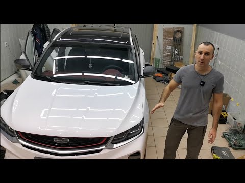 Видео: Шумоизоляция дверей Geely CoolRay New + замена акустики