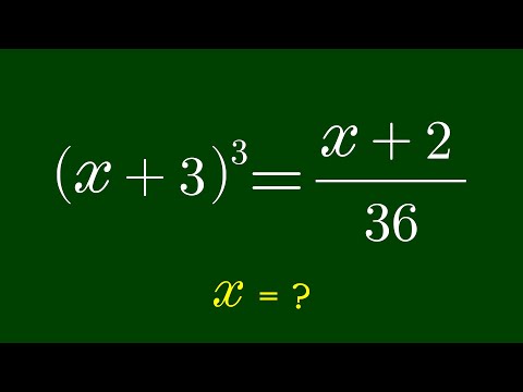 Видео: Сможете ли вы решить это? | Математическая олимпиада | x = ?