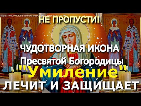 Видео: Молитва чудотворной иконы Пресвятой Богородицы "Умиление" просите здоровья и домашнего счастья