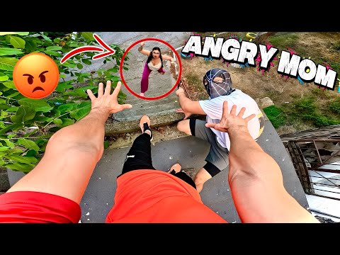 Видео: ПОБЕГ ОТ ЗЛОЙ МАМЫ 16 @DumitruComanac (Смешная Погоня Parkour POV) #паркур #побег #смешно #вирусное