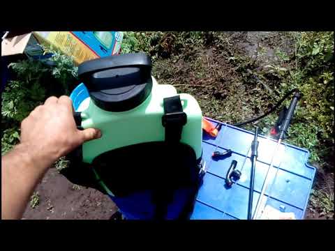 Видео: опрыскиватель садовый УМНИЦА ОЭ-12 (электрический)