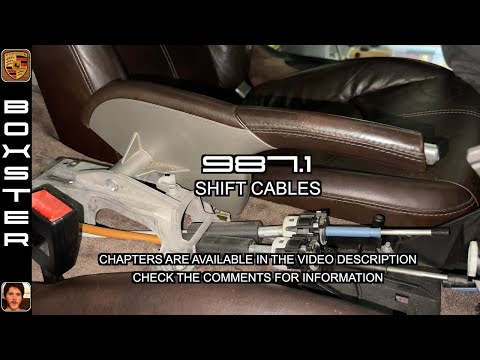 Видео: Тросы переключения передач | Porsche Boxster (987.1 и 987.2) (2005 - 2012)