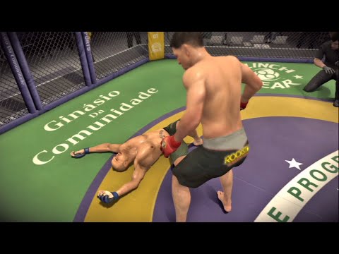 Видео: Подборка брутальных нокаутов MMA от EA Sports