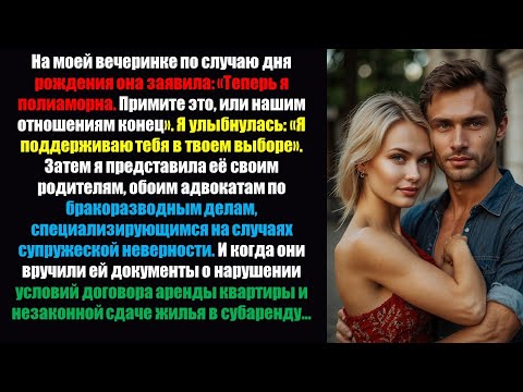 Видео: Она объявила на моей вечеринке по случаю дня рождения: «Теперь я полиаморна. Примите это, или нашим