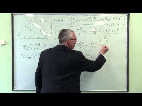 Видео: Арка статически  неопределимая