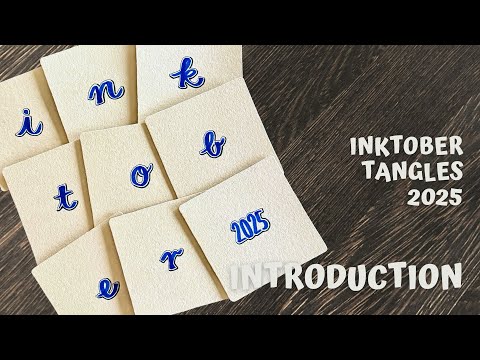 Видео: Inktober Tangles 2025 — Введение