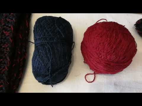 Видео: Утилизация остатков пряжи и ненужного трикотажа ч2. Что на спицах.