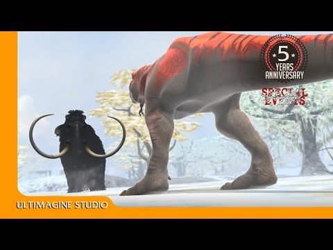 Видео: Мамонт против Т рекса: Специальная битва динозавров #pong1977 #dinosaursbattles #dinosaur #dinosaurs