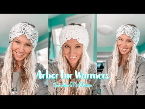 Видео: Урок по вязанию крючком грелочек для ушей Arbor