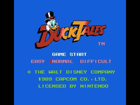 Видео: Полное прохождение Утинные истории (Duck Tales) nes