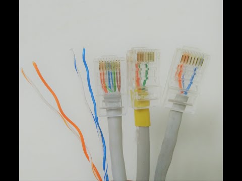 Видео: Правильный обжим интернет коннектора подручными средствами! DIY, RJ45 без обжимников!