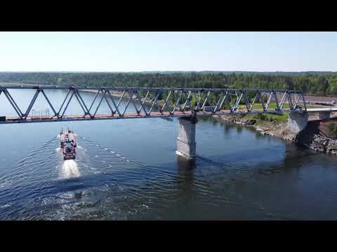 Видео: Ход строительства северного моста 9.06.2022 #6