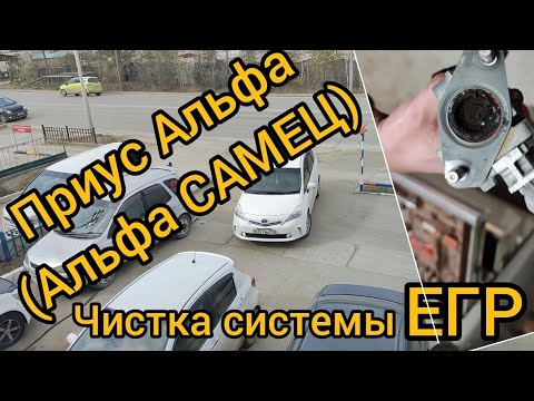 Видео: Приус Альфа (альфа САМЕЦ) чистка системы ЕГР. тест драйв. ЛАЙФ формат