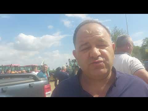 Видео: Людмил Работов от протеста на земеделците на пътя Пазарджик - Пловдив, 18 септември 2023 г.