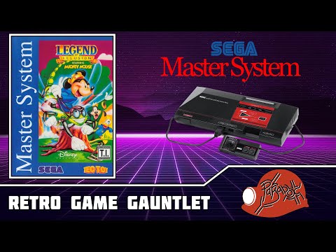 Видео: Retro Game Gauntlet - 10 ступень, Sega Master System, Legend of Illusion Starring Mickey Mouse