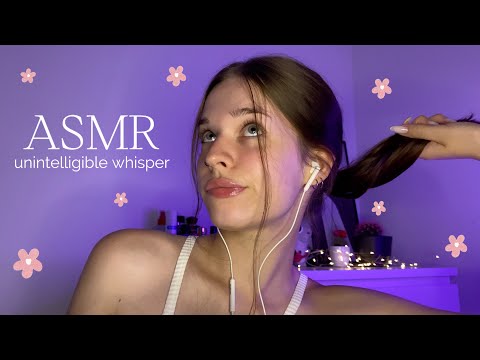 Видео: asmr | неразборчивый шепот (so sticky)