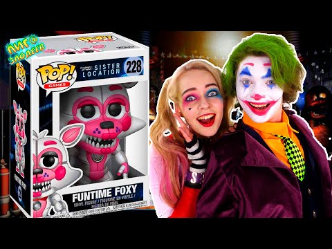 Видео: ФАНТАЙМ ФОКСИ FUNKO POP: ХАРЛИ КВИНН И ДЖОКЕР ЕДЯТ АДСКИЕ КОНФЕТЫ АНИМАТРОНИКОВ ФНАФ!