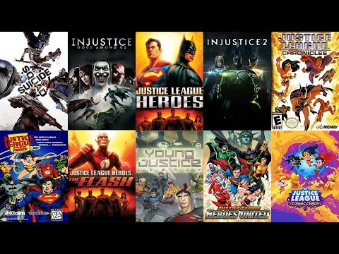 Видео: Эволюция игр Лиги Справедливости (1995-2025)