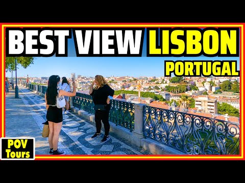 Видео: [4K] Потрясающий вид на исторический центр Лиссабона! 🤩 Экскурсия по Байрру-Алту | Португалия