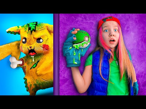 Видео: МОЙ ПОКЕМОН СТАЛ ЗОМБИ! Команда Р похитила и ПРЕВРАТИЛА ПИКАЧУ Покемона в зомби!