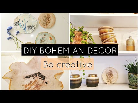 Видео: Как да си направим лесни глинени бохо декорации? -  DIY BOHEMIAN DECOR
