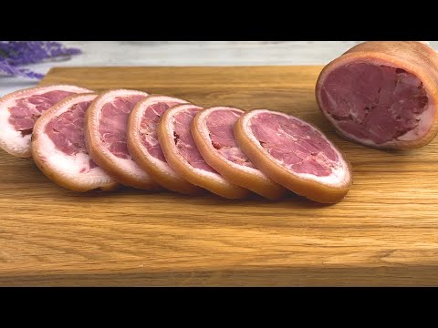 Видео: Ветчина из свиной рульки. колбасу больше не покупаю