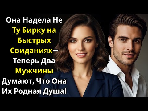 Видео: Она Надела Не Ту Бирку на Быстрых Свиданиях—Теперь Два Мужчины Думают, Что Она Их Родная Душа!