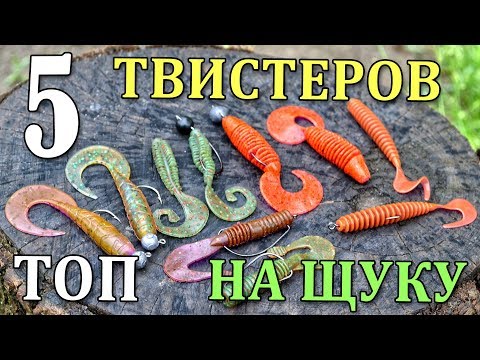 Видео: ВЫ О НИХ НЕ ЗНАЛИ - ТОП 5 ТВИСТЕРОВ НА ЩУКУ - ЛУЧШИЕ ПРИМАНКИ НА ЩУКУ 2019