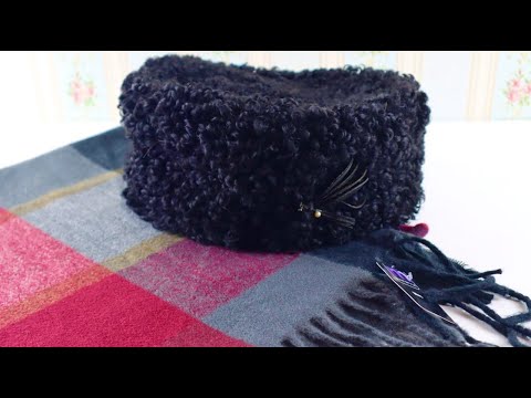 Видео: Нашла старую меховую шапку и купила дешёвый шарф. Сделала из этого добра новый головной убор