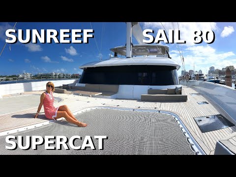 Видео: SUNREEF 80 ПАРУСНЫЙ КАТАМАРАН "БЕСКОНЕЧНЫЙ ГОРИЗОНТ" Тур на суперъяхте Liveaboard Чартерная яхта 