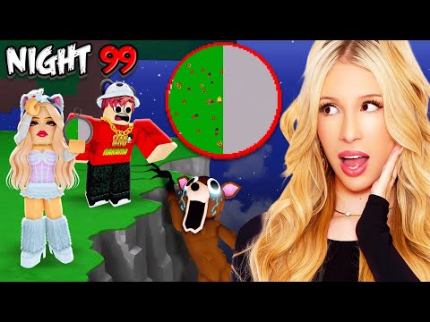 Видео: МЫ РАЗРЕЗАЛИ КАРТУ НАПОЛОВИНУ В 99 НОЧЯХ В ЛЕСУ НА ROBLOX... С @MeEnyu
