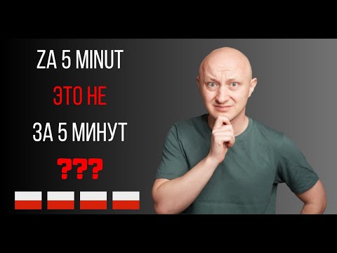Видео: 🇵🇱 ZA, PRZEZ или W pięć minut... в чем разница? Польский язык с носителем